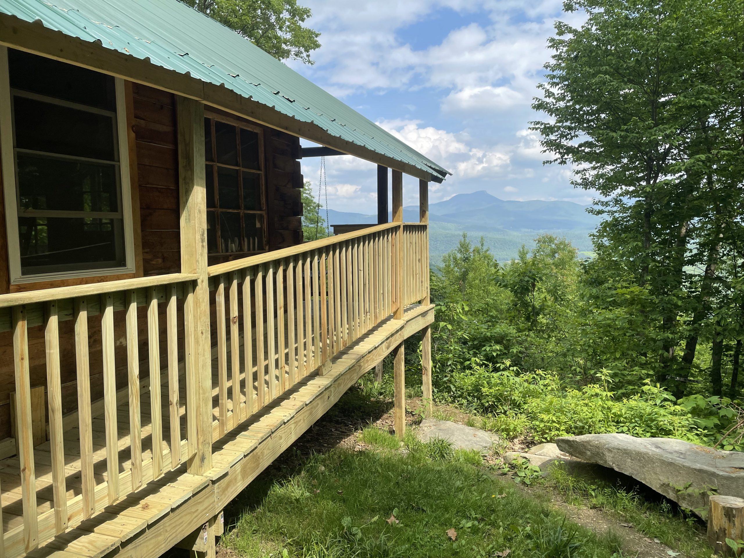View of mountain, Camel's Hump from the Butternut Cabin